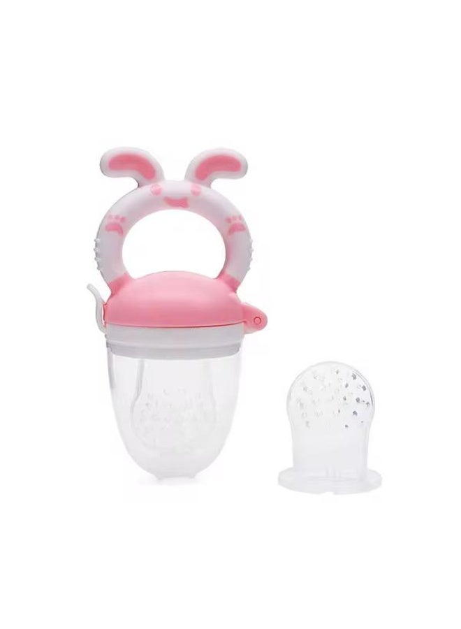 شيكو لهاية تغذية طعام الفاكهة للأطفال - مغذي طعام طازج، لعبة تسنين الفاكهة للأطفال من عمر 3 إلى 24 شهرًا - Image 1